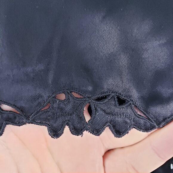 Mid-Century Silk Wide Leg Trouser Pants - Picture 7 of 7